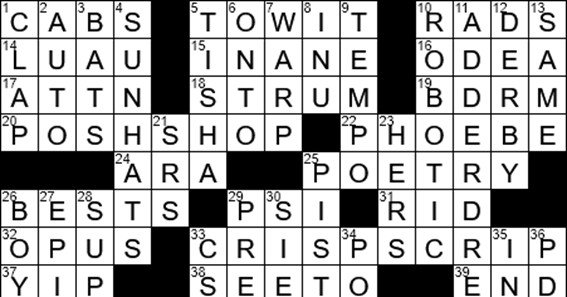 plant in a bloom nyt crossword